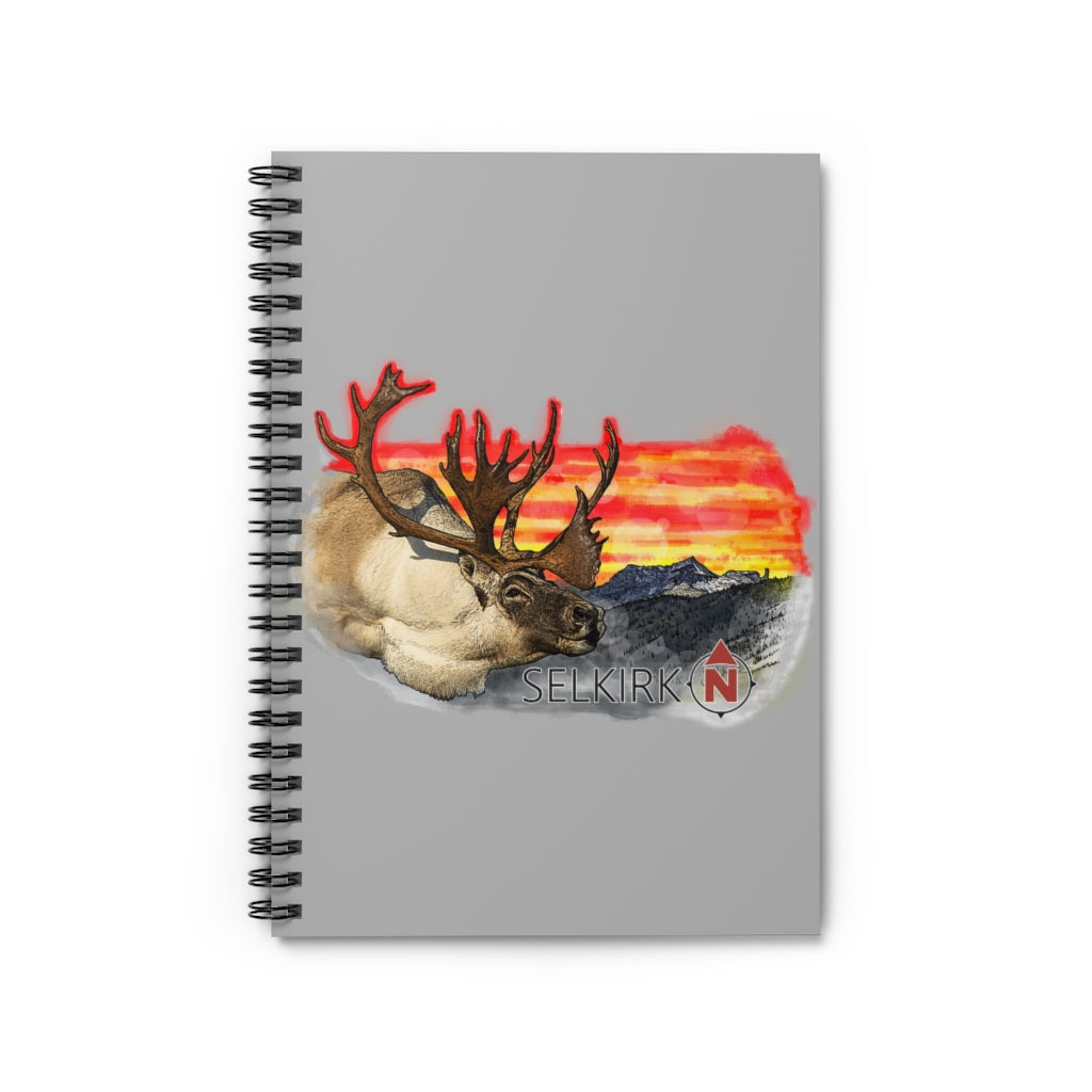 Selkirk Native - Woodland Caribou Spiral Notebook - Ruled Line