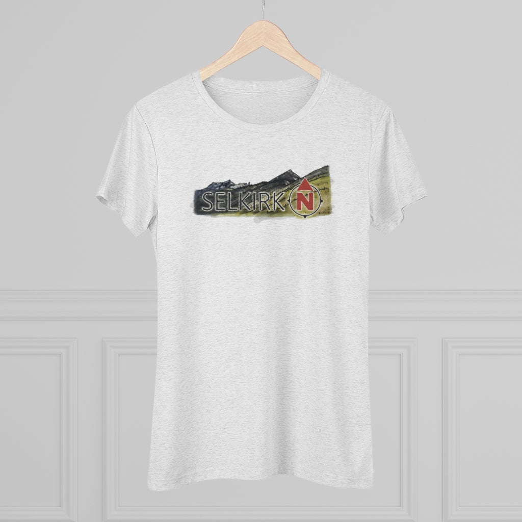 Selkirk Crest Watercolor - Women's short sleeve Tee