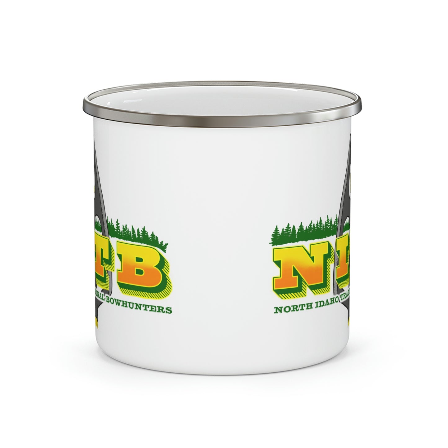 North Idaho Traditional Bowhunters - Enamel Camping Mug