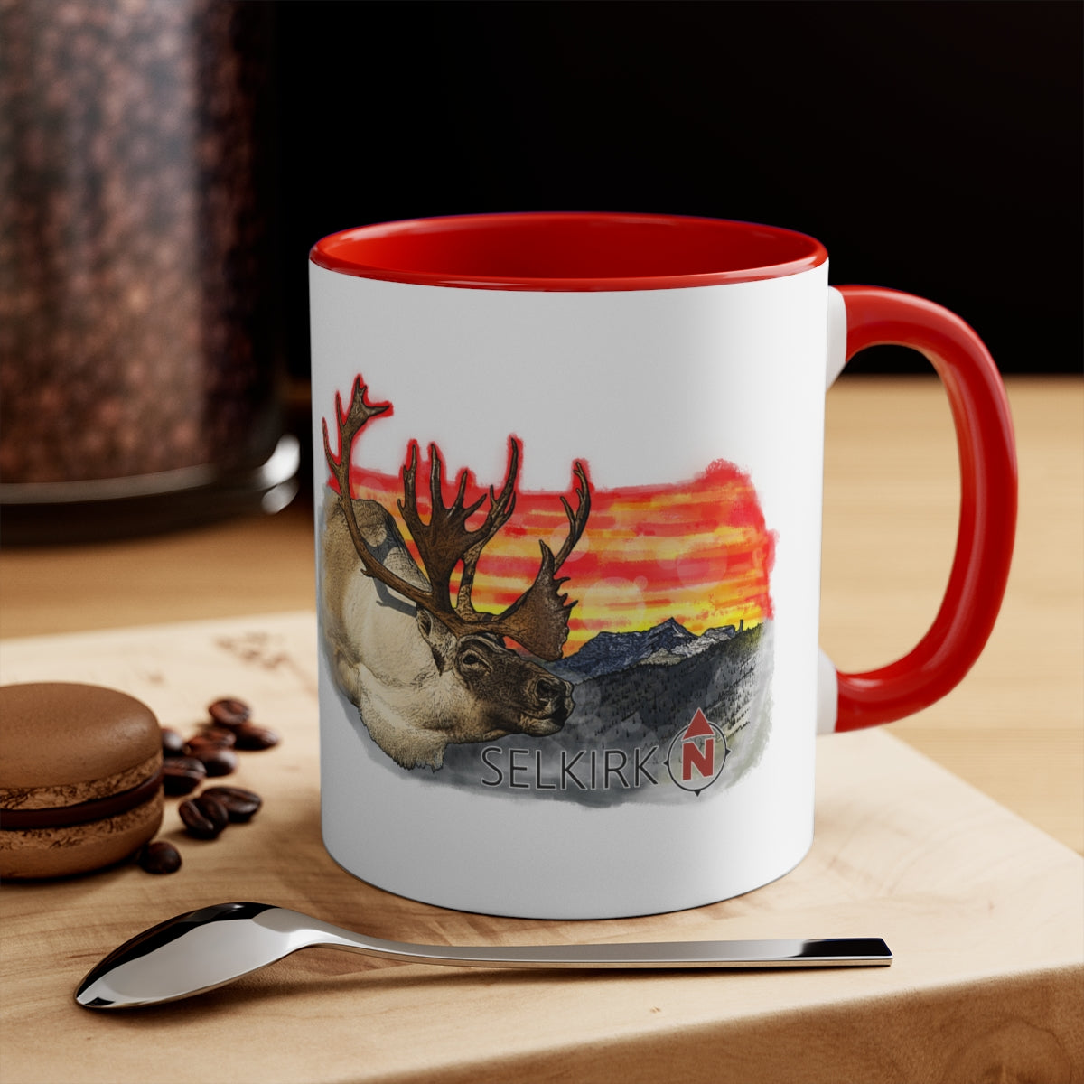 Selkirk Native - Woodland Caribou 11oz Accent Mug