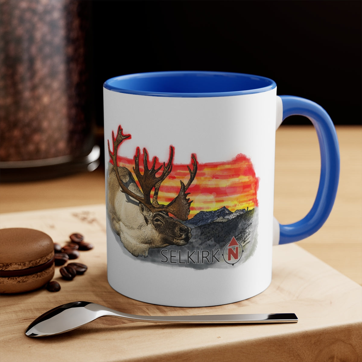 Selkirk Native - Woodland Caribou 11oz Accent Mug