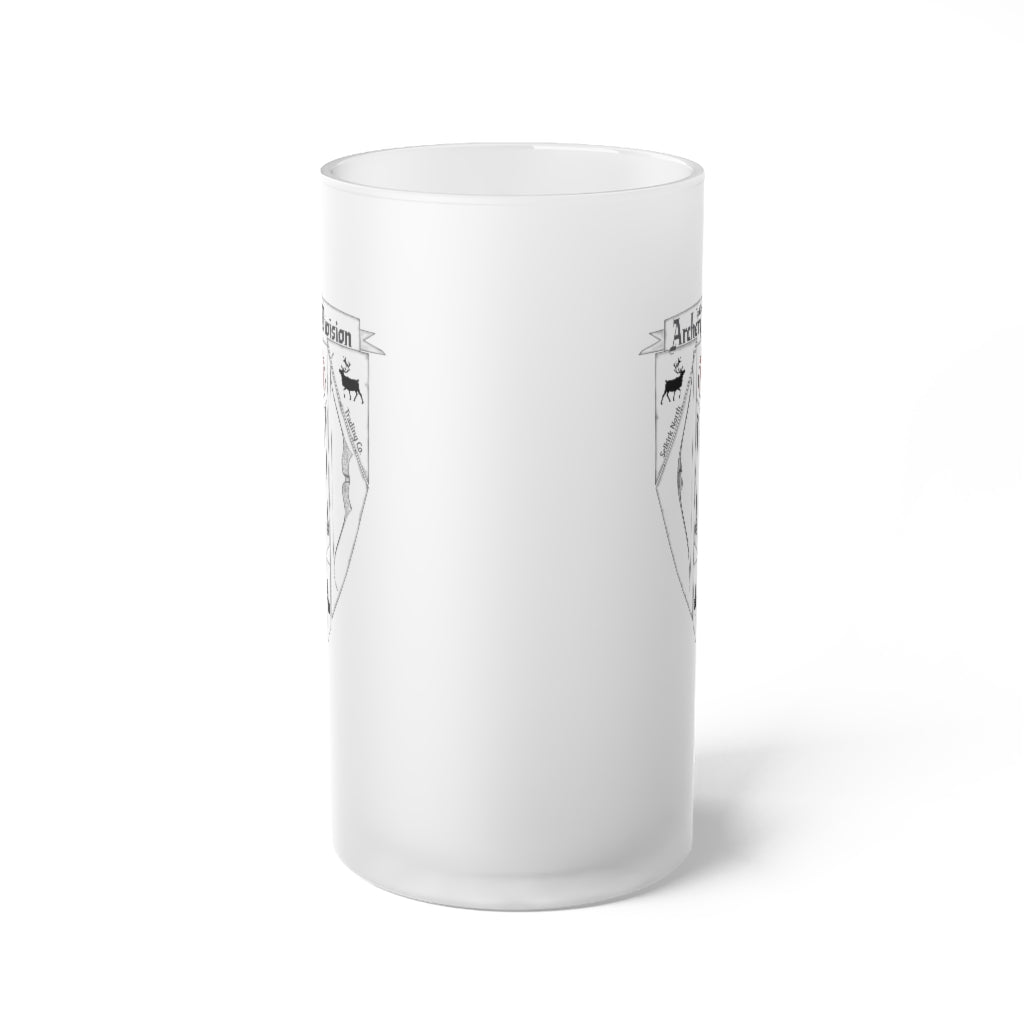 Selkirk North Archery Division - Frosted Glass Beer Mug