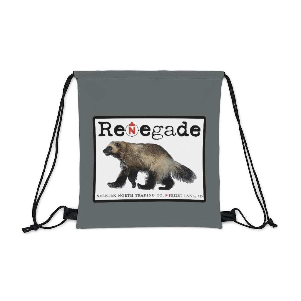 Renegade - Grey, Outdoor Drawstring Bag