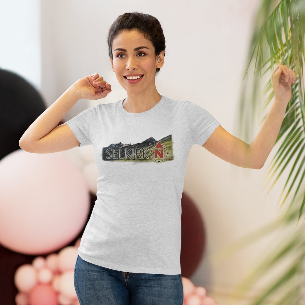 Selkirk Crest Watercolor - Women's short sleeve Tee