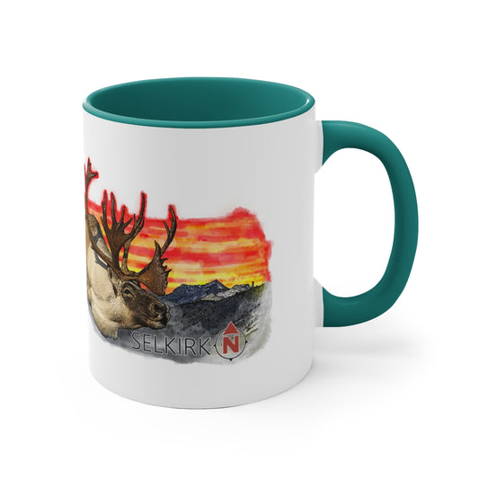 Selkirk Native - Woodland Caribou 11oz Accent Mug