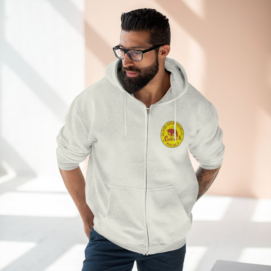 Vintage Trading Co. Patch - Unisex Full Zip Hoodie