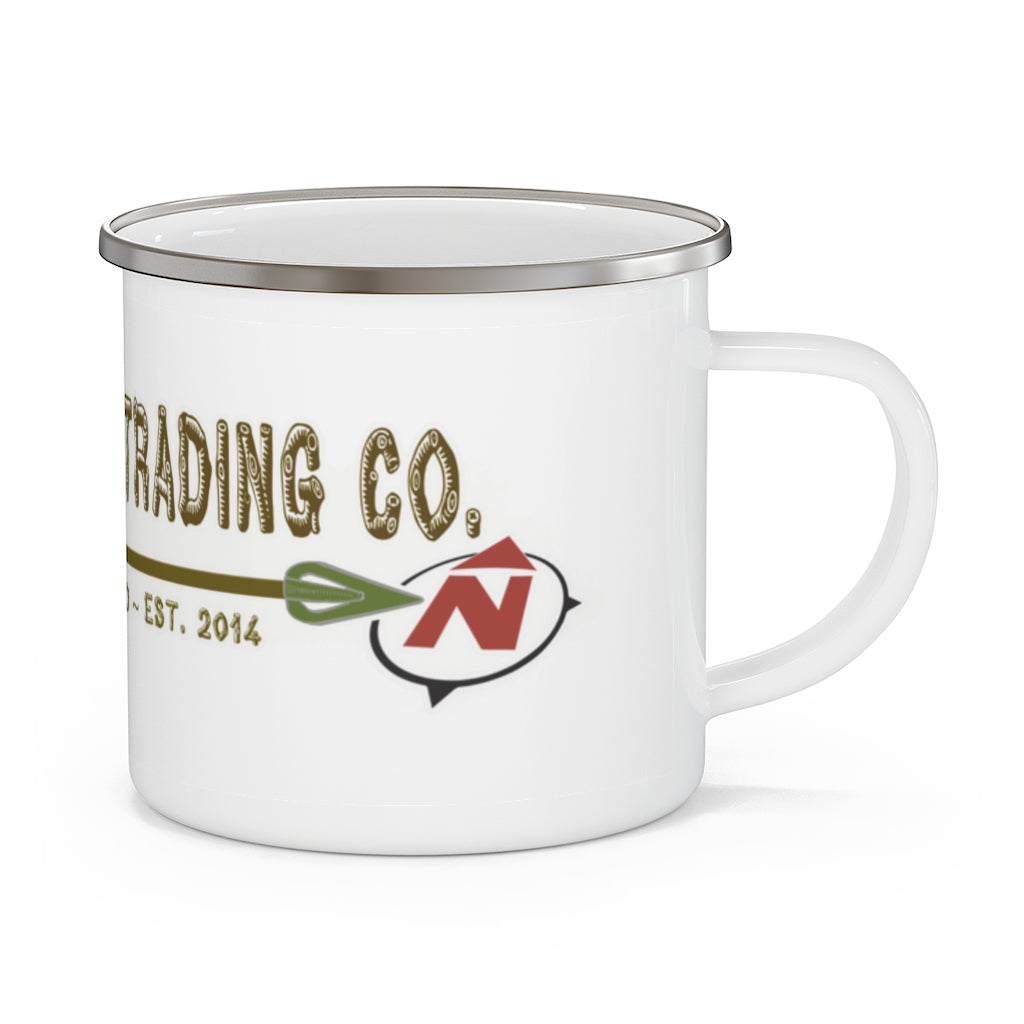 Points North Enamel Camping Mug