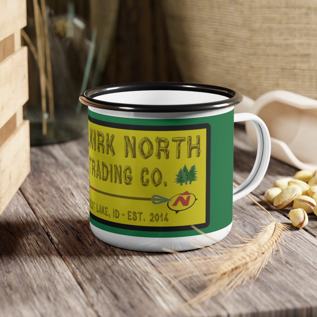 Mountain Life Trading Co Label - Enamel Camp Cup