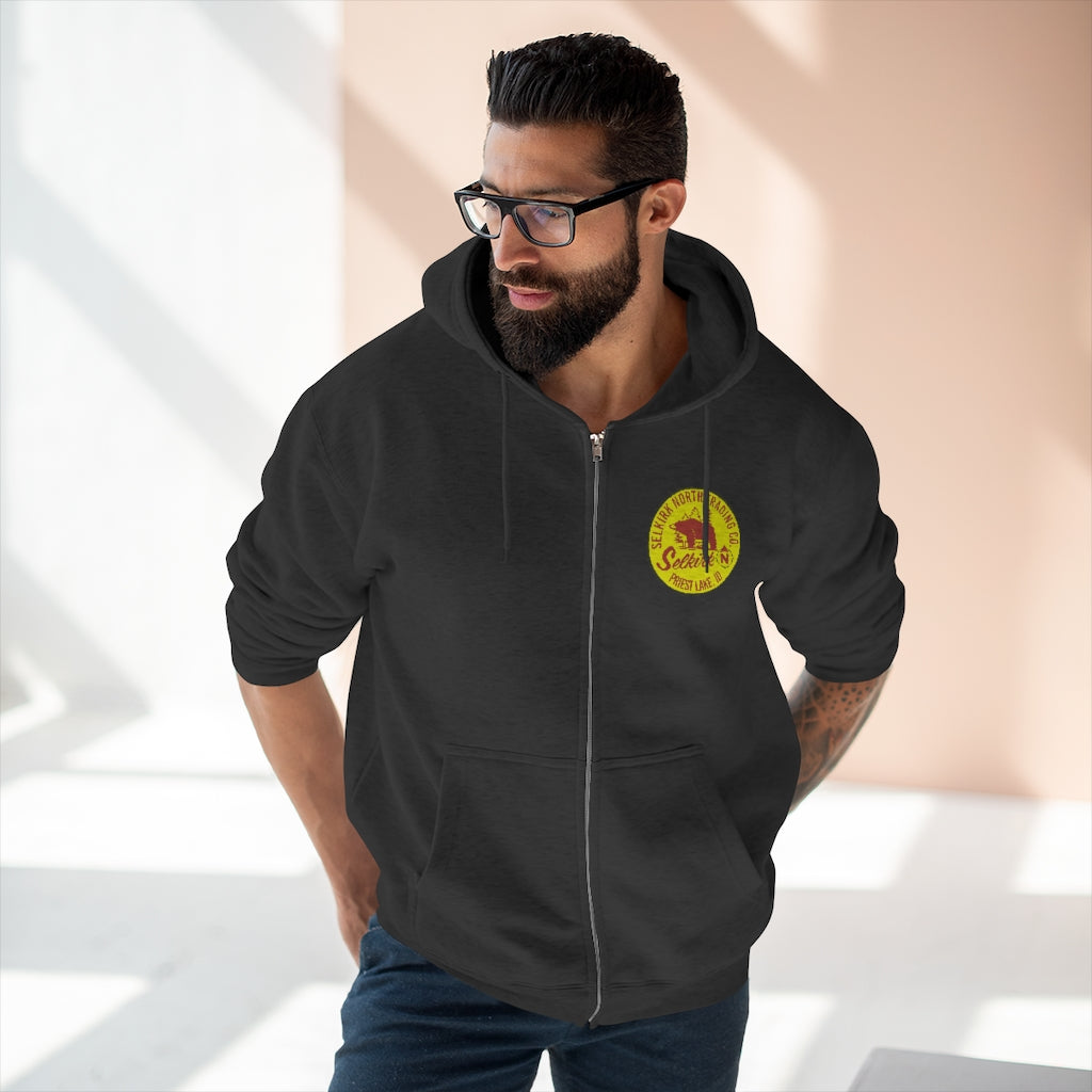 Vintage Trading Co. Patch - Unisex Full Zip Hoodie