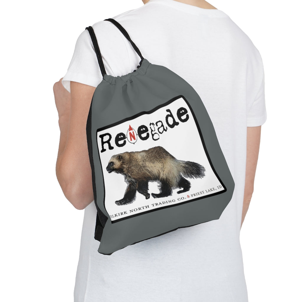 Renegade - Grey, Outdoor Drawstring Bag