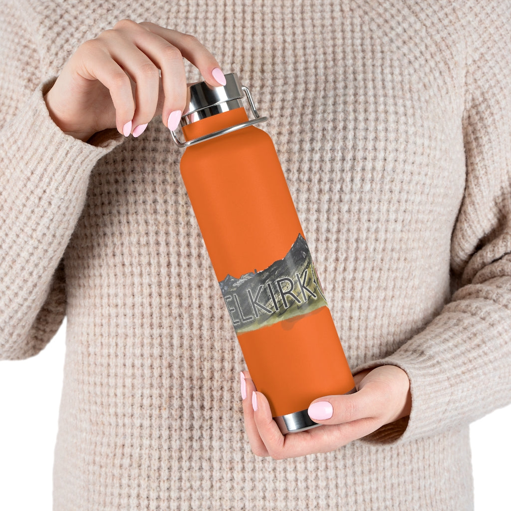 Selkirk Crest Watercolor Copper Vacuum Insulated Bottle, 22oz