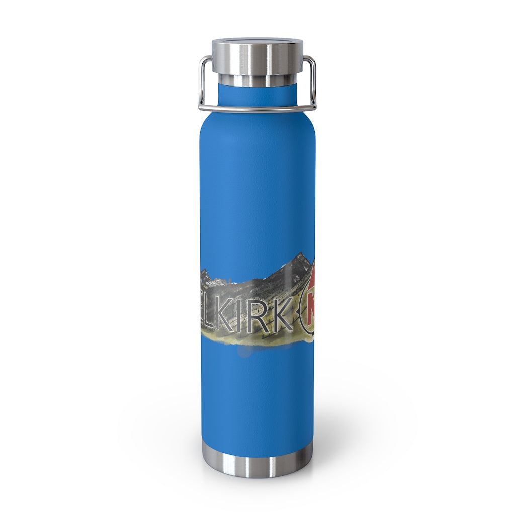 Selkirk Crest Watercolor Copper Vacuum Insulated Bottle, 22oz