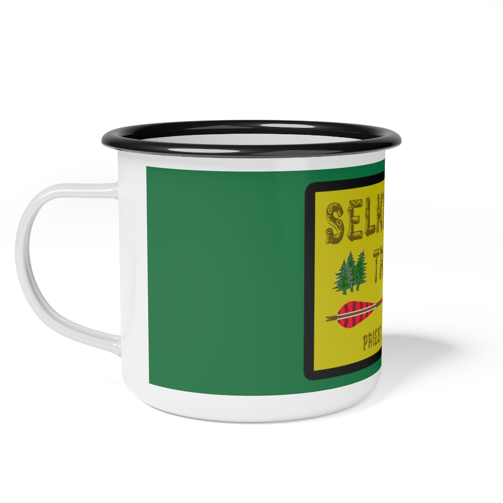 Mountain Life Trading Co Label - Enamel Camp Cup