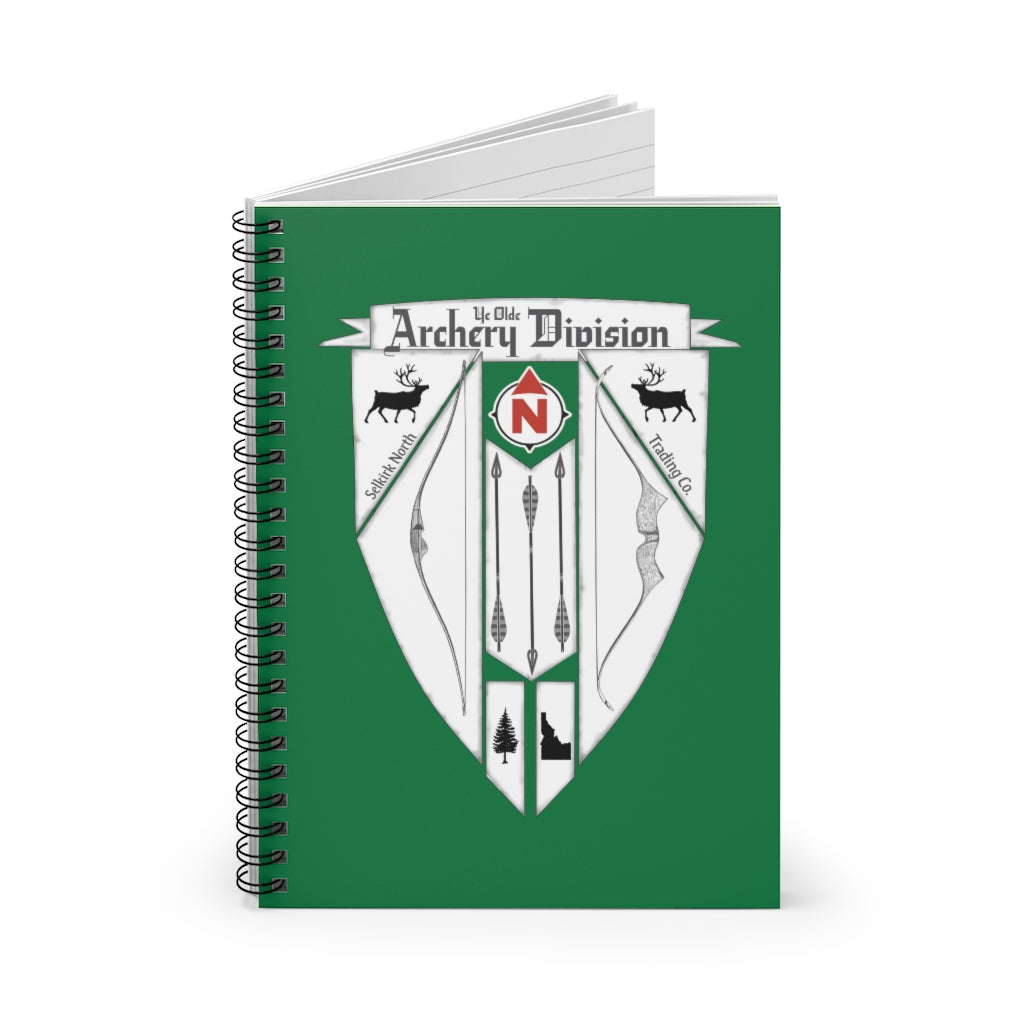 Selkirk North Archery Division - Spiral Notebook - Ruled Line