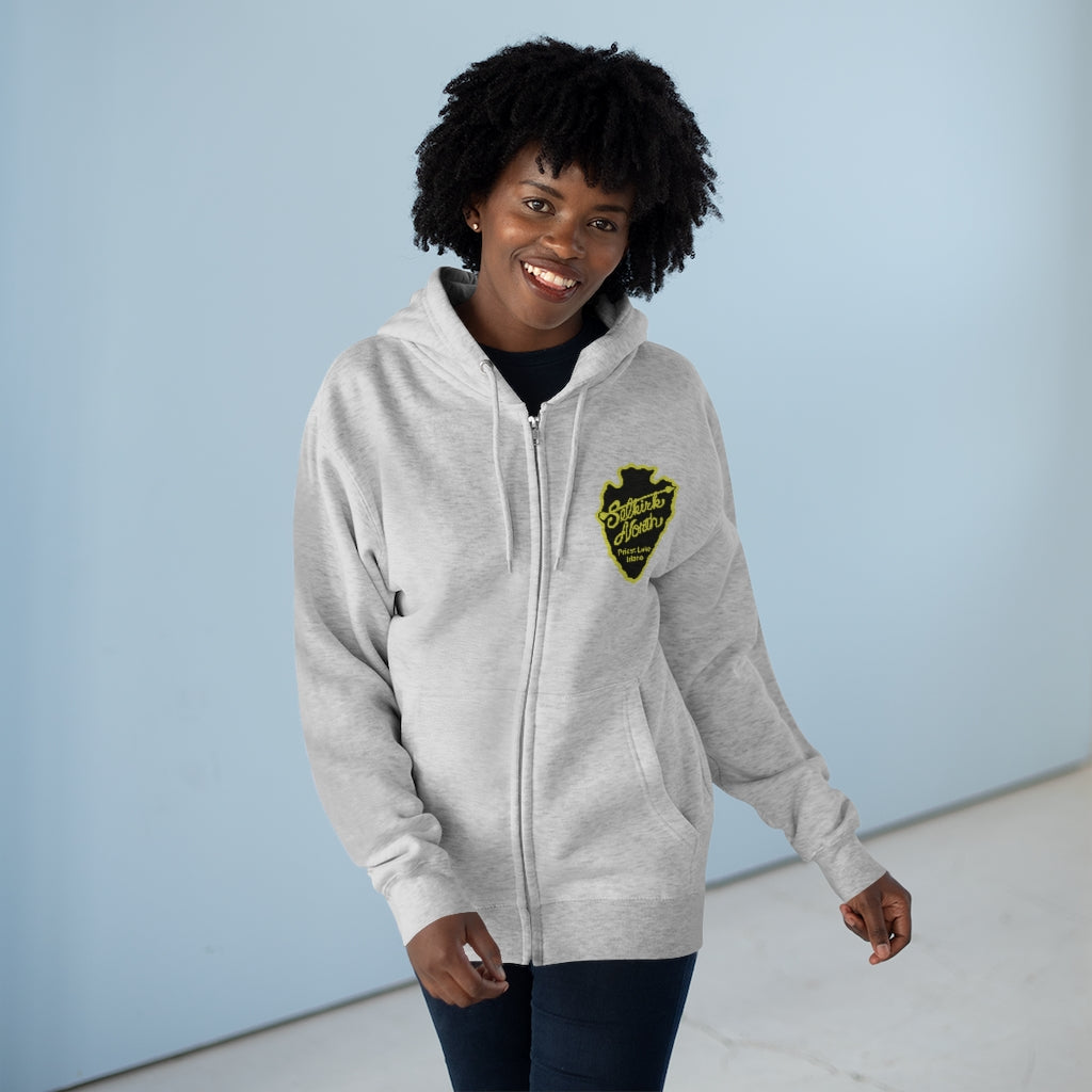 Flint Knappy - Men's Premium Full Zip Hoodie