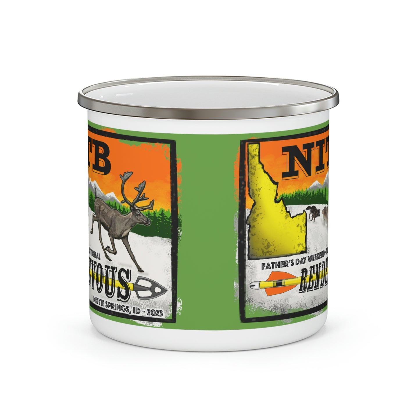 NITB 2023 Trad Rendezvous - Enamel Camping Mug