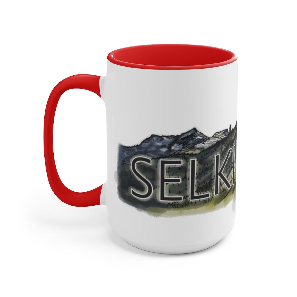 Selkirk Crest Watercolor - 15 Oz. Accent Mug