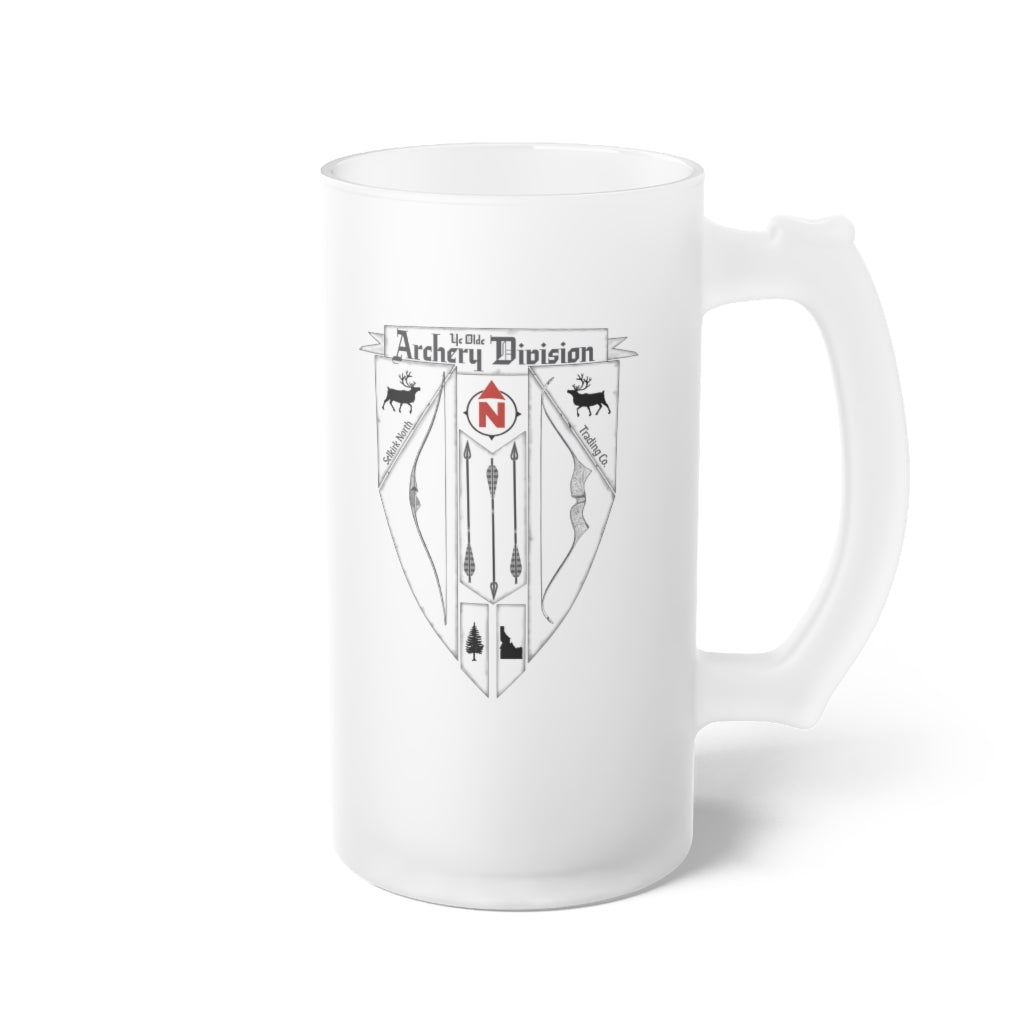 Selkirk North Archery Division - Frosted Glass Beer Mug