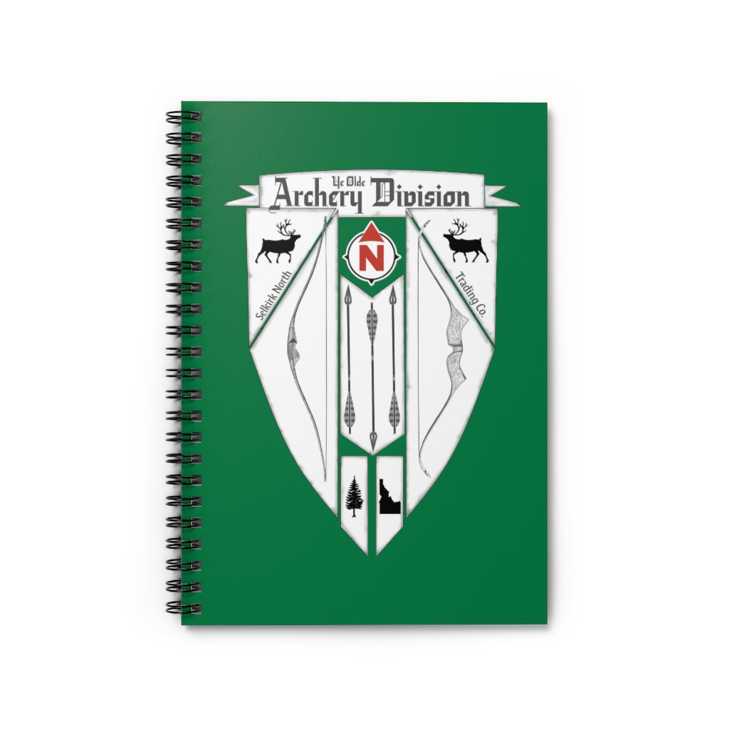 Selkirk North Archery Division - Spiral Notebook - Ruled Line