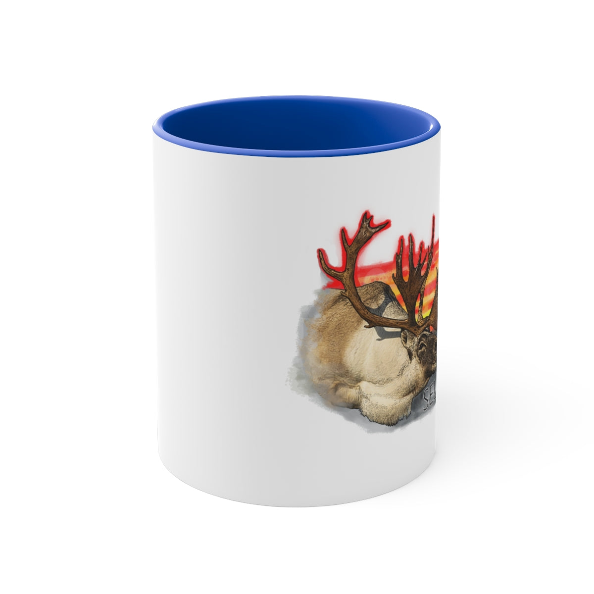 Selkirk Native - Woodland Caribou 11oz Accent Mug