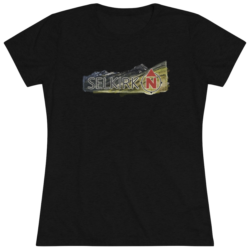 Selkirk Crest Watercolor - Women's short sleeve Tee