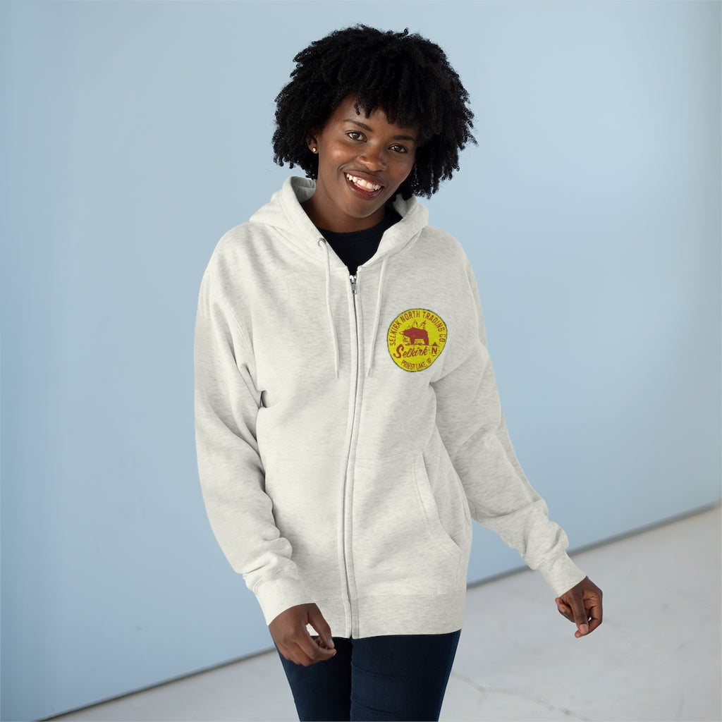 Vintage Trading Co. Patch - Unisex Full Zip Hoodie