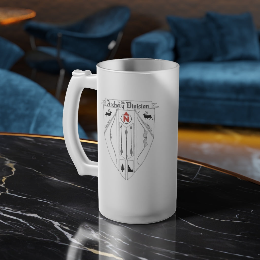 Selkirk North Archery Division - Frosted Glass Beer Mug