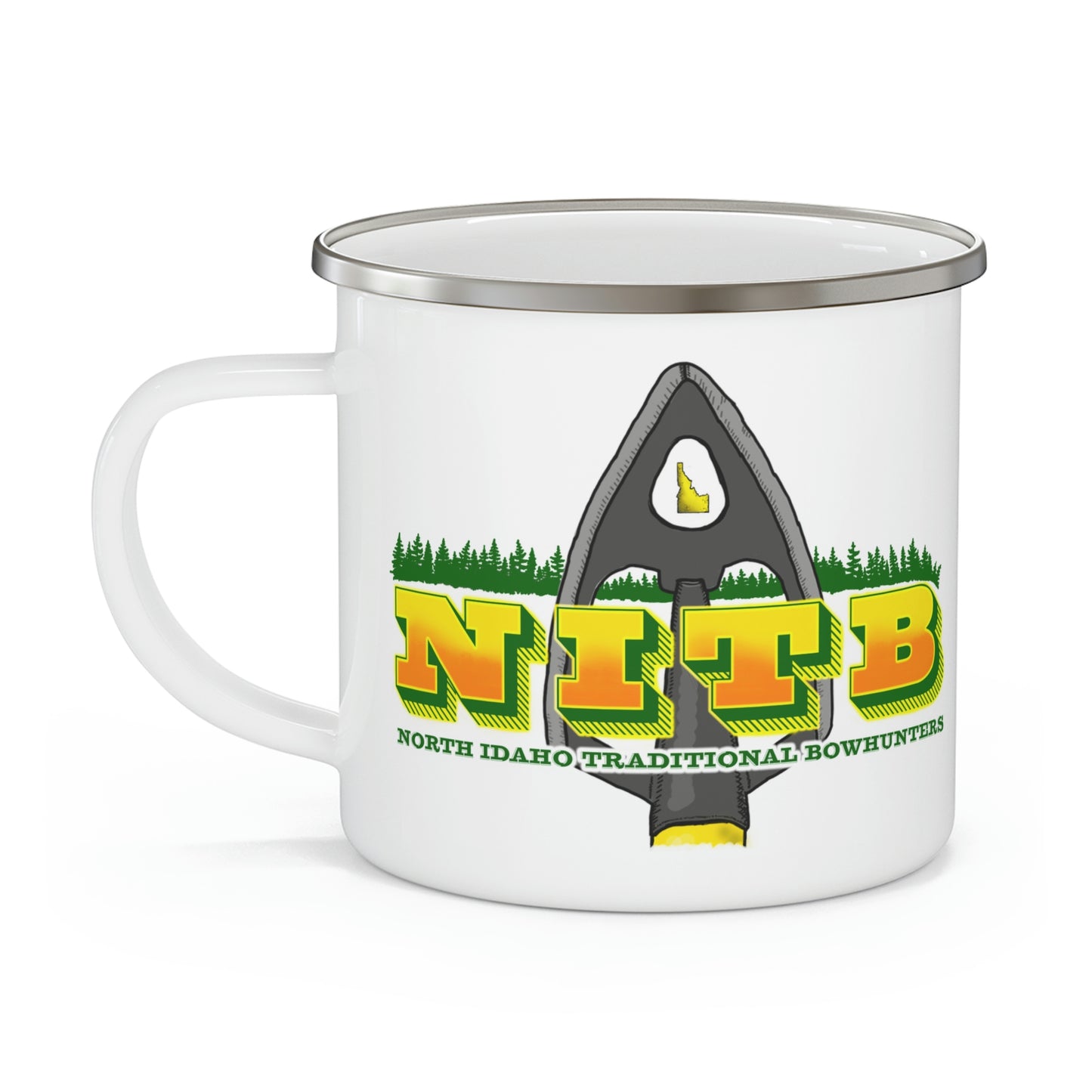 North Idaho Traditional Bowhunters - Enamel Camping Mug