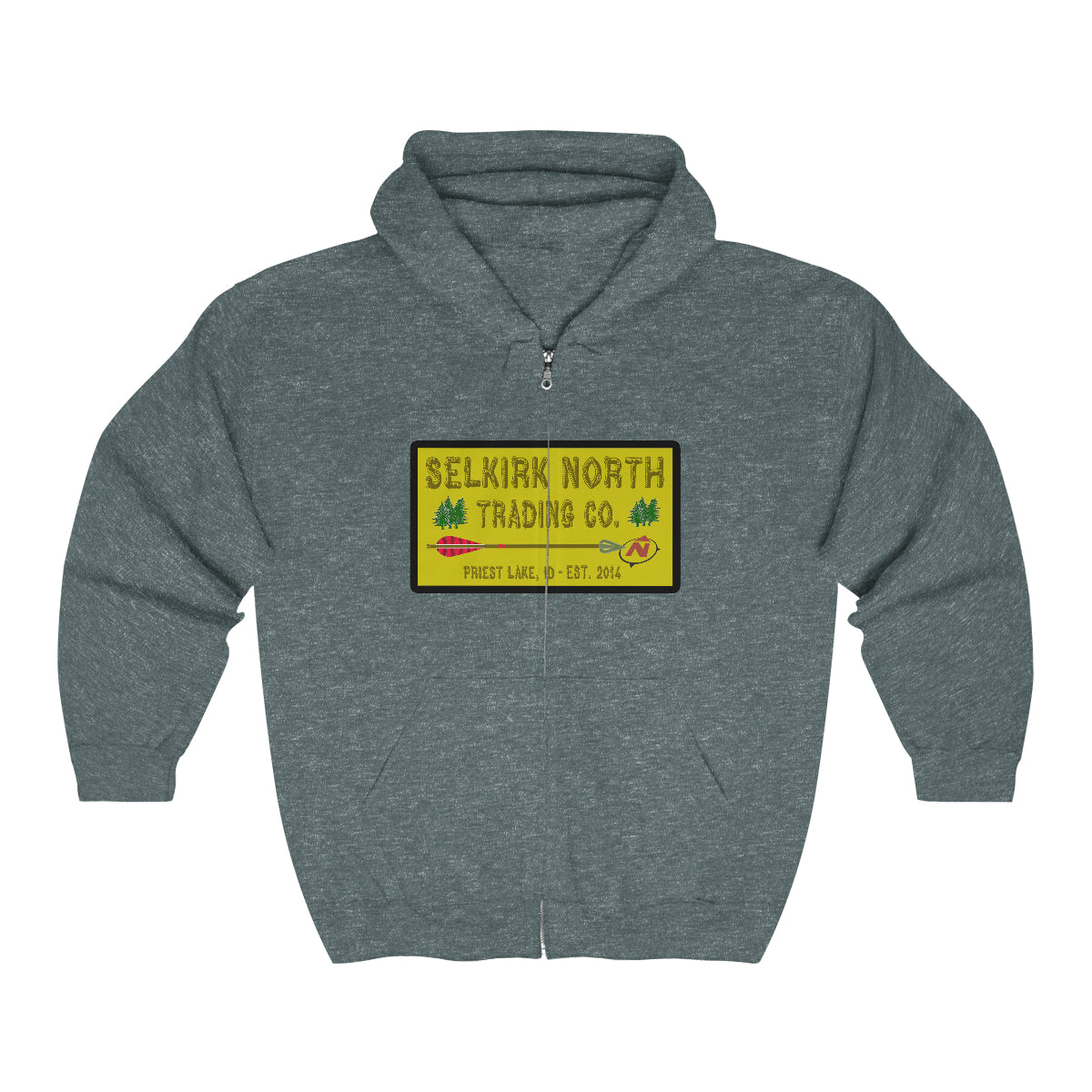 Mountain Life Essential - Unisex Full Zip Hooded Sweatshirt