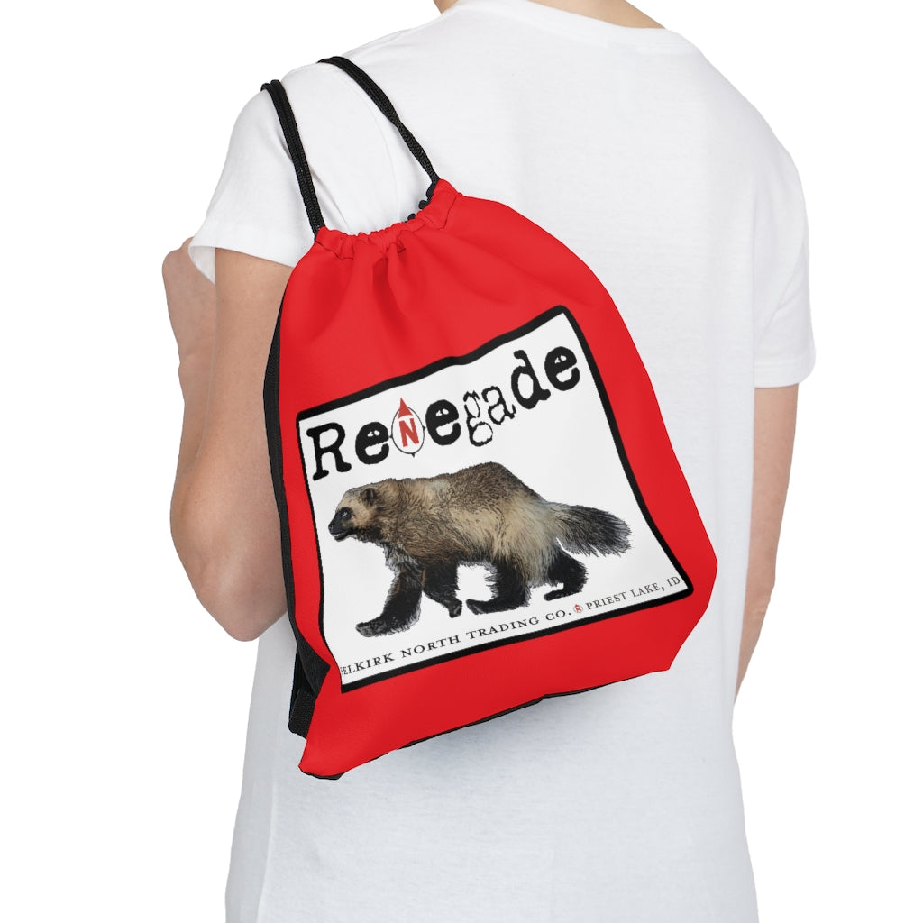 Renegade - Red, Outdoor Drawstring Bag