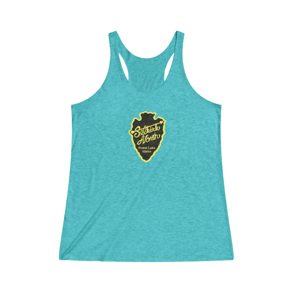 Flint Knappy - Women's Tri-Blend Racerback Tank