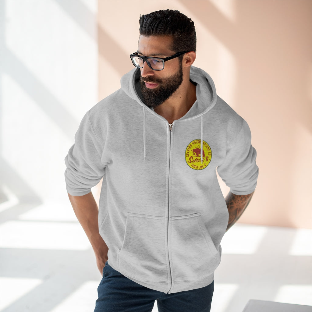 Vintage Trading Co. Patch - Unisex Full Zip Hoodie