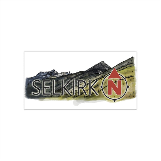 Selkirk Crest Watercolor - Bumper Stickers