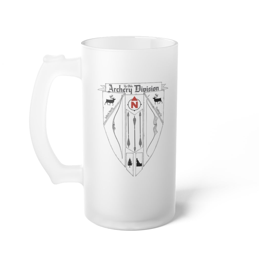 Selkirk North Archery Division - Frosted Glass Beer Mug