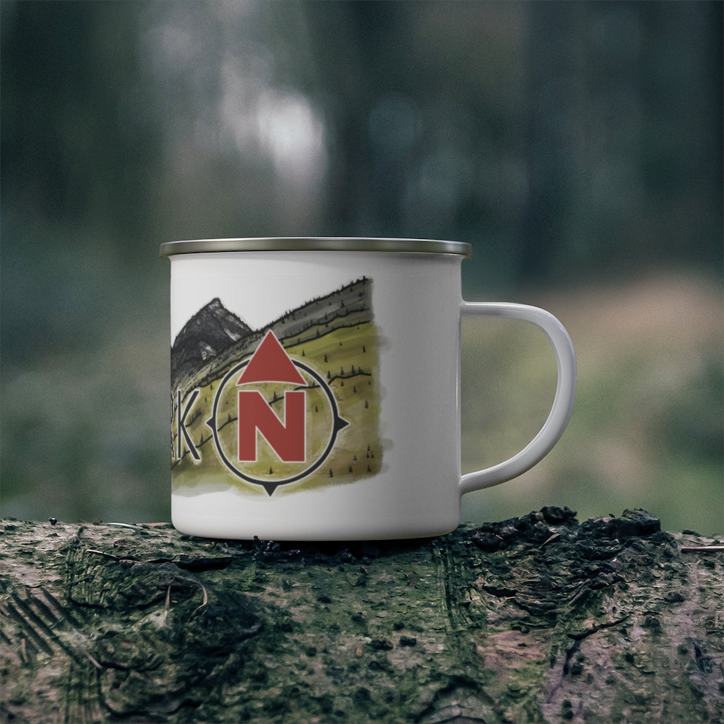 Selkirk Crest Watercolor - Enamel Camping Mug