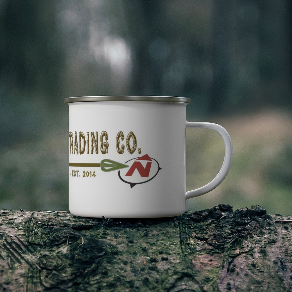 Points North Enamel Camping Mug