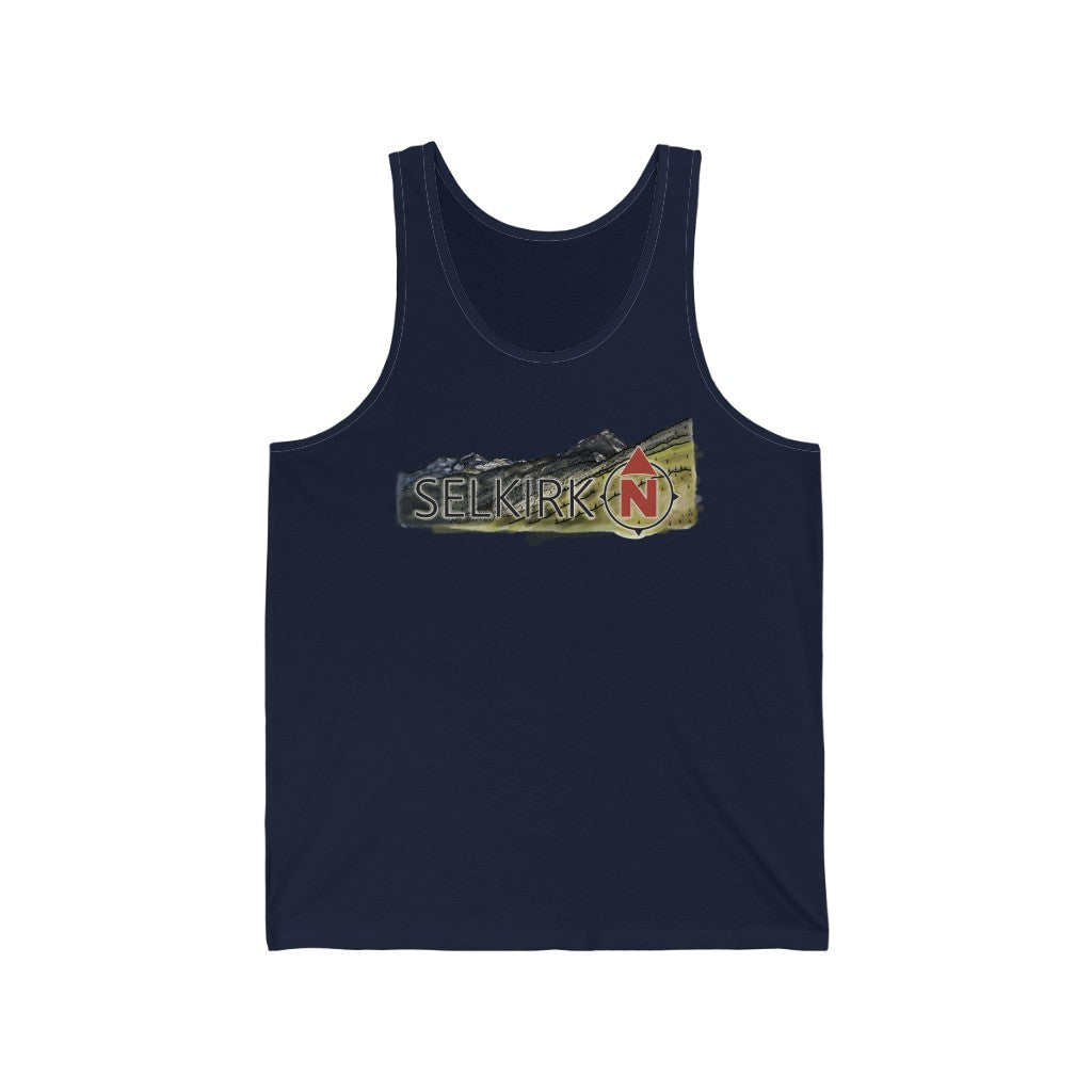 Selkirk Crest Watercolor - Men's Jersey Tank