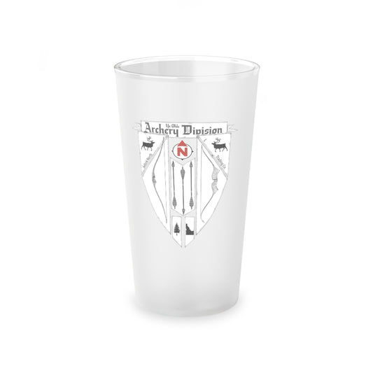 Selkirk North Archery Division - Frosted Pint Glass, 16oz