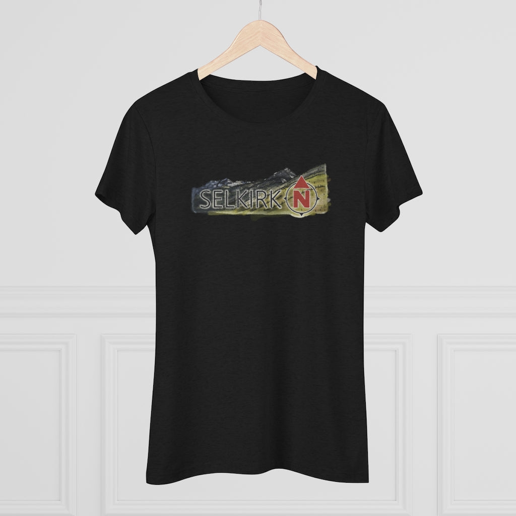 Selkirk Crest Watercolor - Women's short sleeve Tee