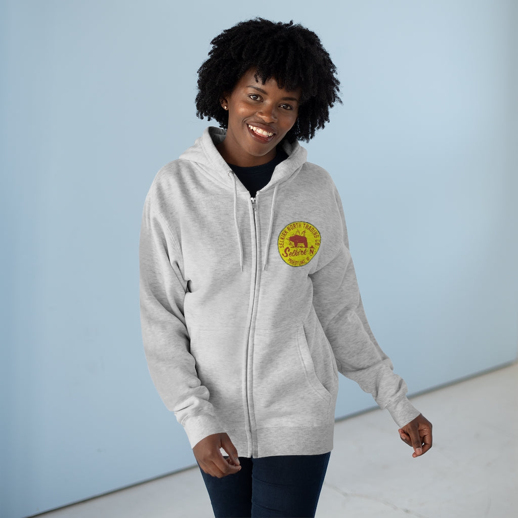 Vintage Trading Co. Patch - Unisex Full Zip Hoodie