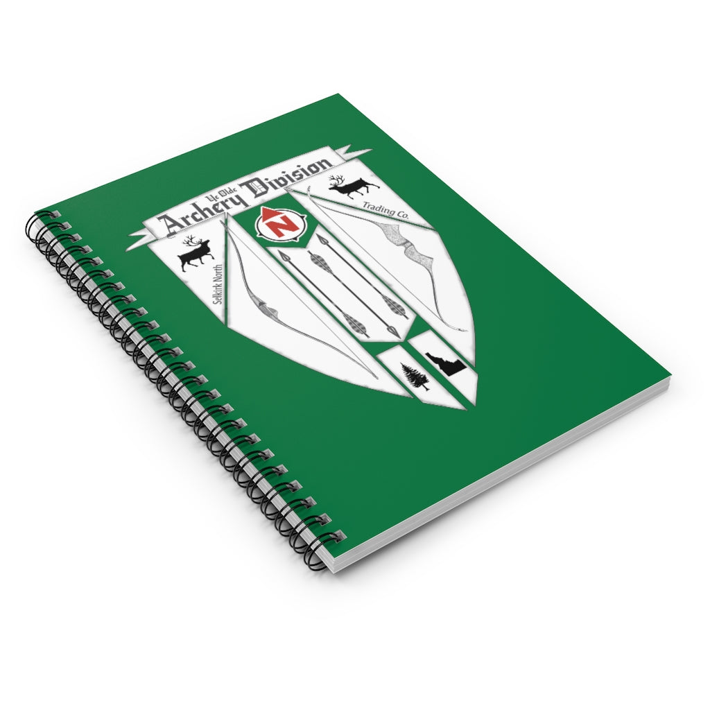 Selkirk North Archery Division - Spiral Notebook - Ruled Line